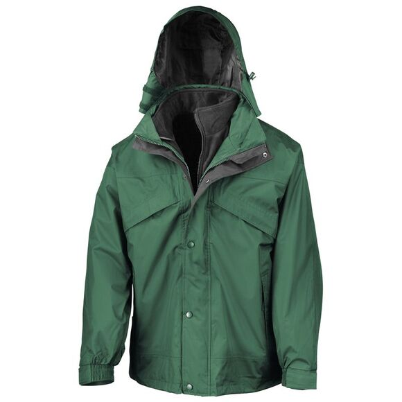 Result Mens 3 in 1 Zip and Clip StormDri Waterproof Windproof Jacket /Coat / Bot